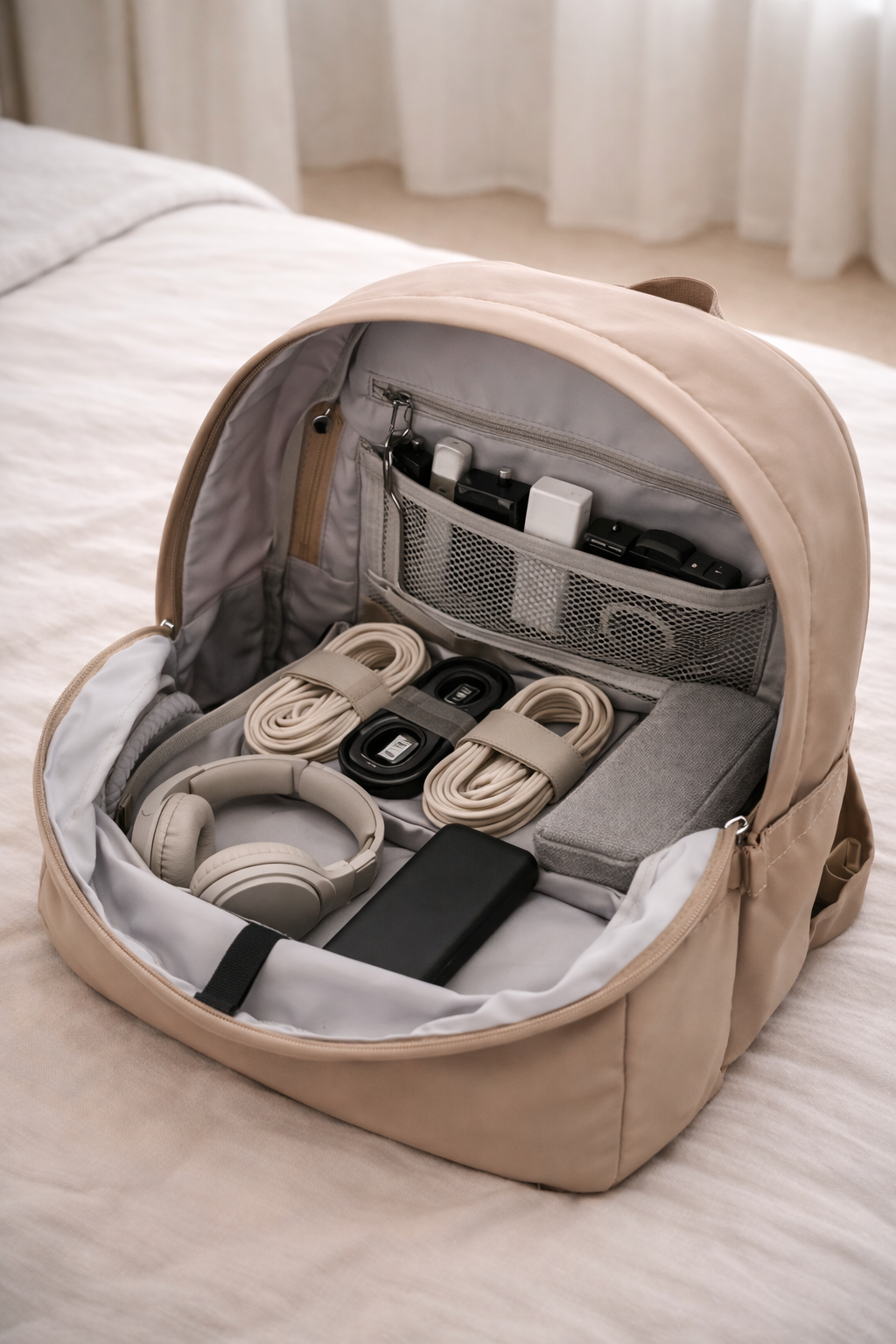 The Tech Flow System — A Calm Way to Organize Travel Cables and Devices