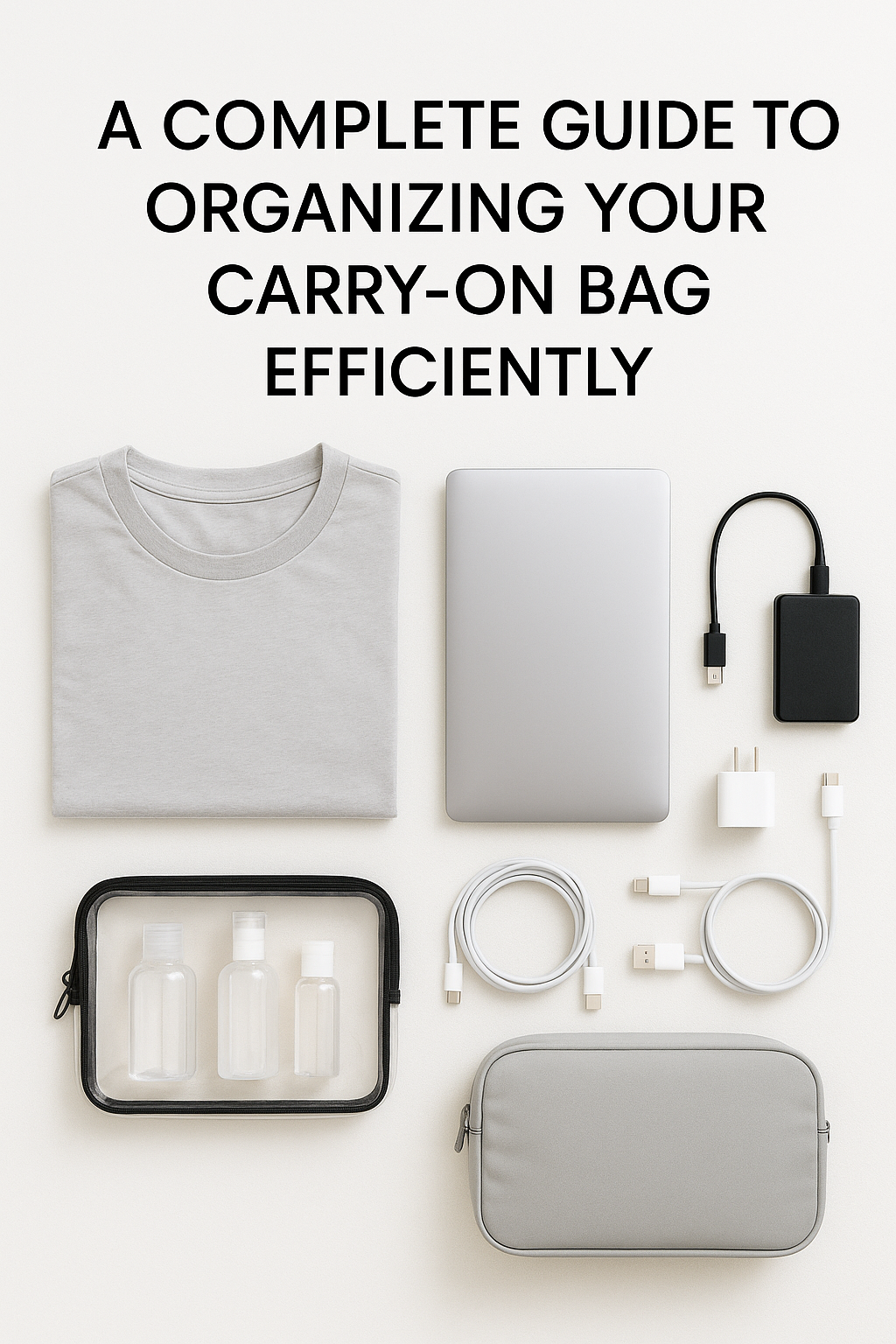 🌍 A Complete Guide to Organizing Your Carry-On Bag Efficiently