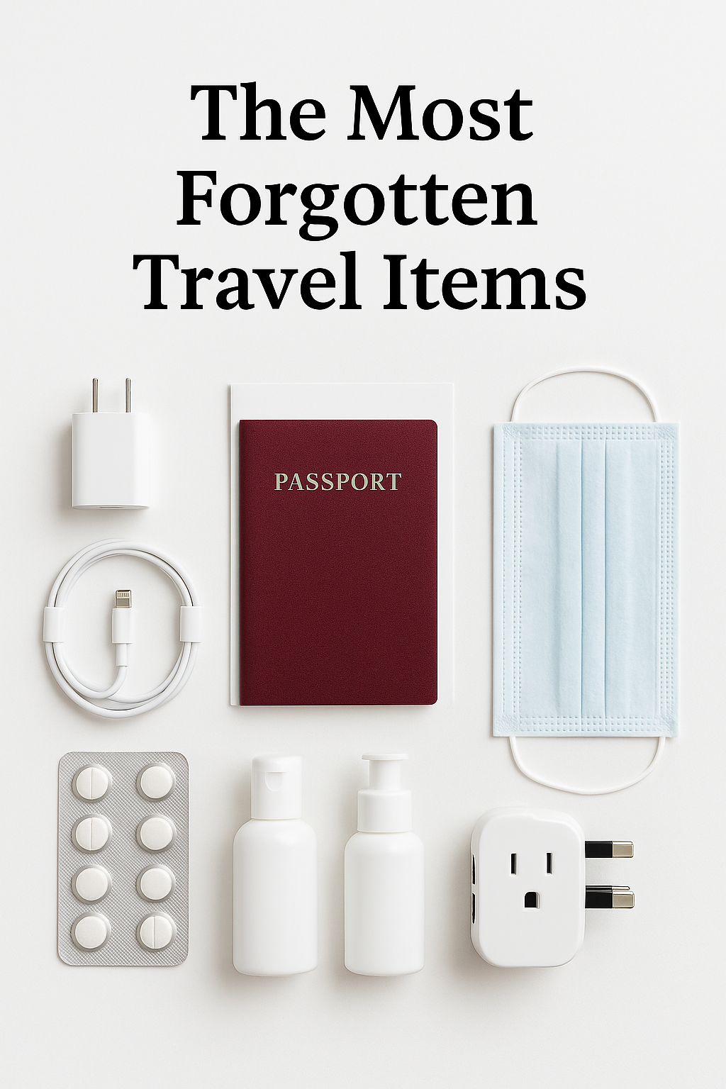 🌍 The Most Forgotten Items Travelers Regret Not Bringing