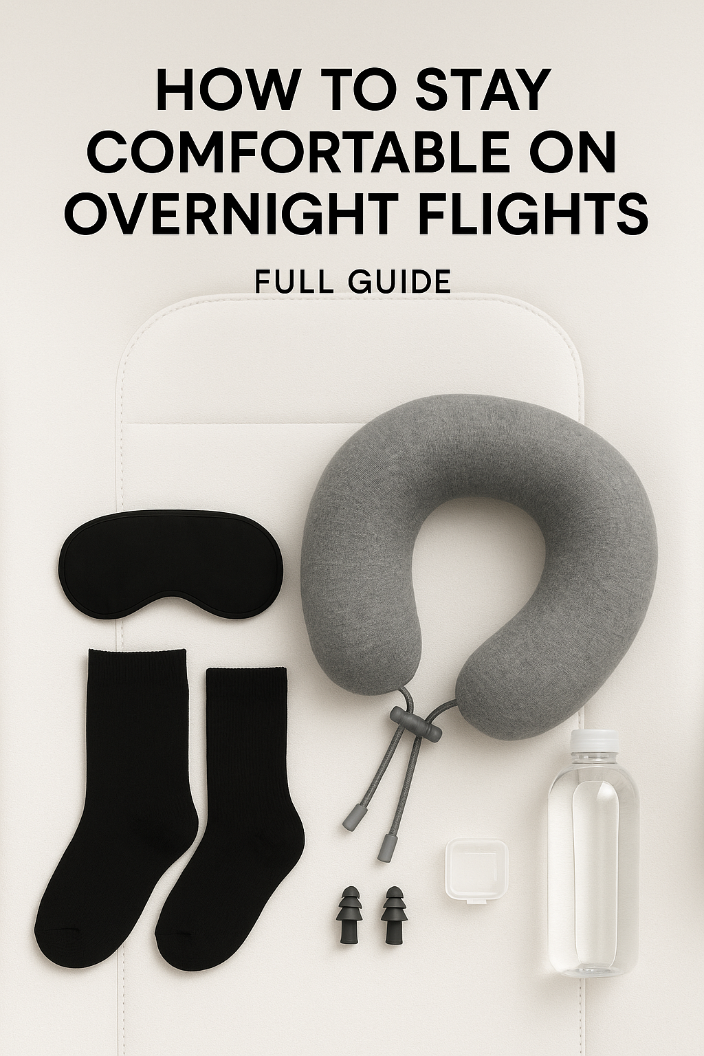 🌍 How to Stay Comfortable on Overnight Flights (Full Guide)